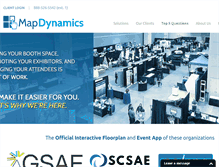 Tablet Screenshot of map-dynamics.com